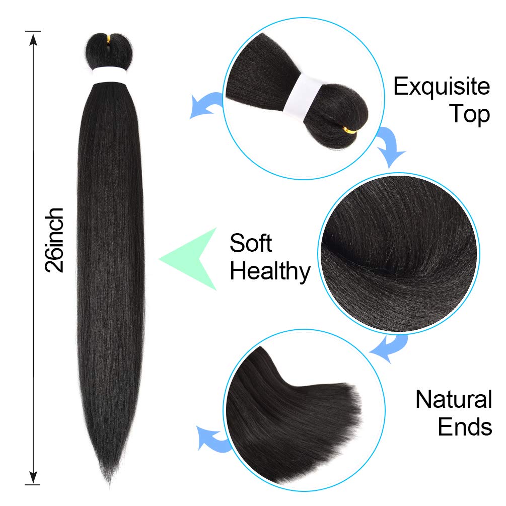 Fairise itch free and odorless braiding hair for comfortable wear