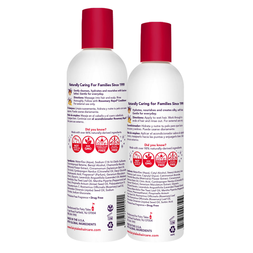Fairy Tales Rosemary Repel conditioner bottle with soothing aroma for gentle detangling