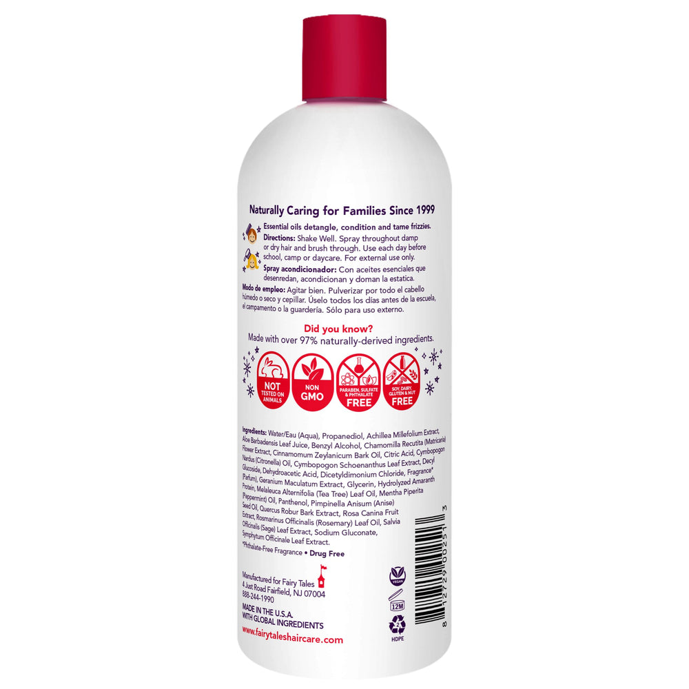 Fairy Tales Rosemary Repel scene showing kid-friendly hair care routine and scent.