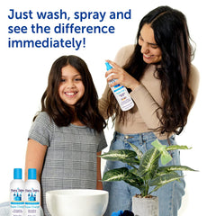 Fairy Tales Tangle Tamer kid brushing hair image showing smooth detangling routine.