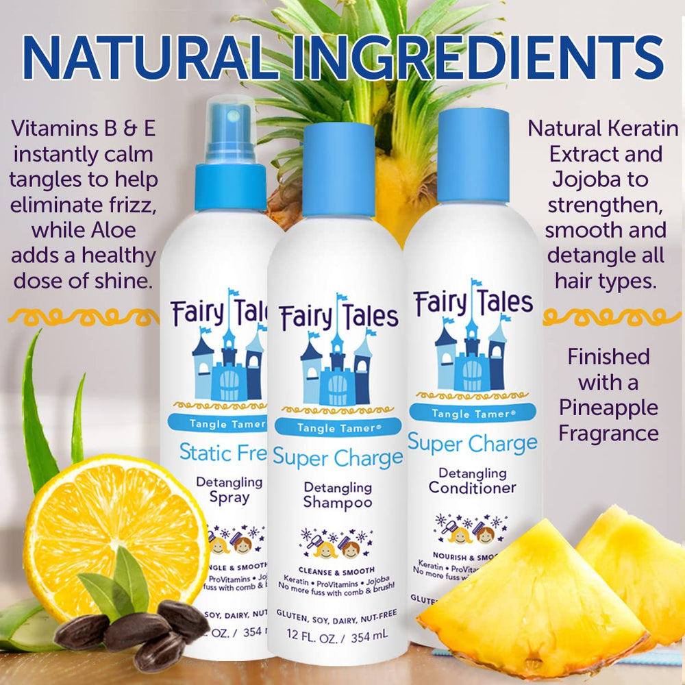 Fairy Tales Tangle Tamer Super Charge family-use scenario for all hair types