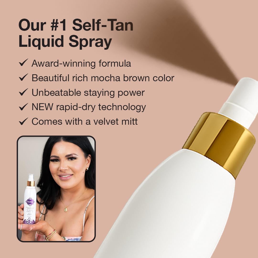 Fake Bake Flawless application mitt helps even, mess-free bronzing.