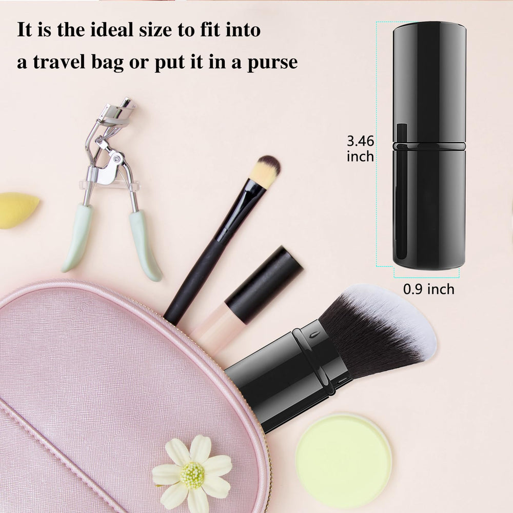 Falliny angled brush enables precise blush, bronzer, and highlighter application.