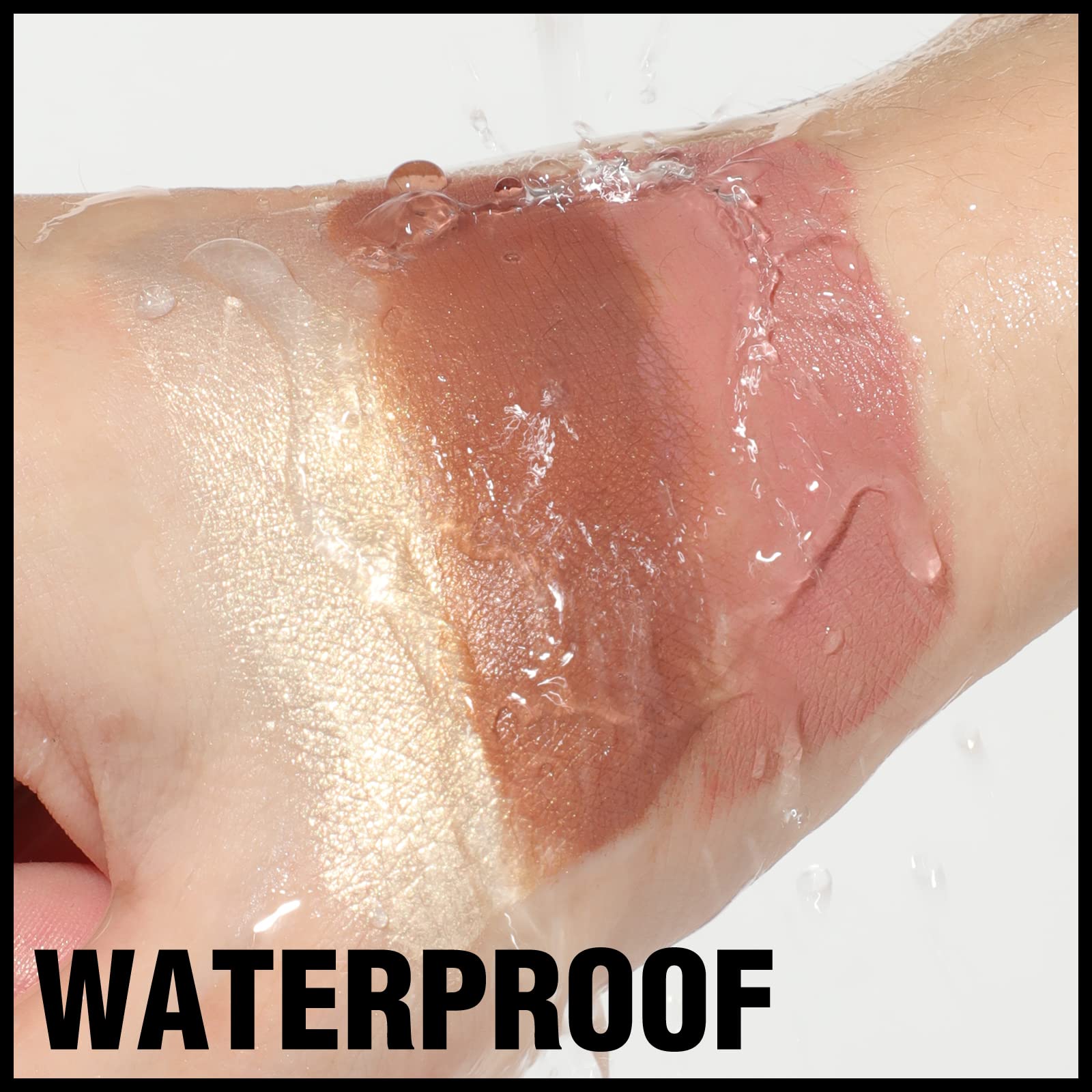 Falocutus contour-stick cream blush swatch adds rosy warmth.