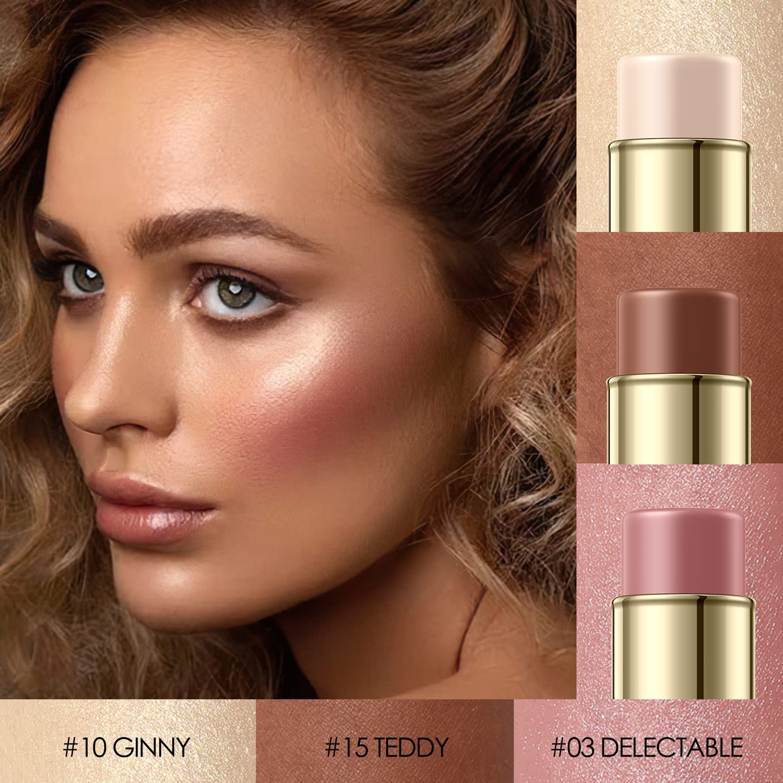 Falocutus contour-stick nose highlight provides precise, natural lift.