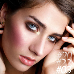 Falocutus highlighter-bronzer pen application for luminous highlights