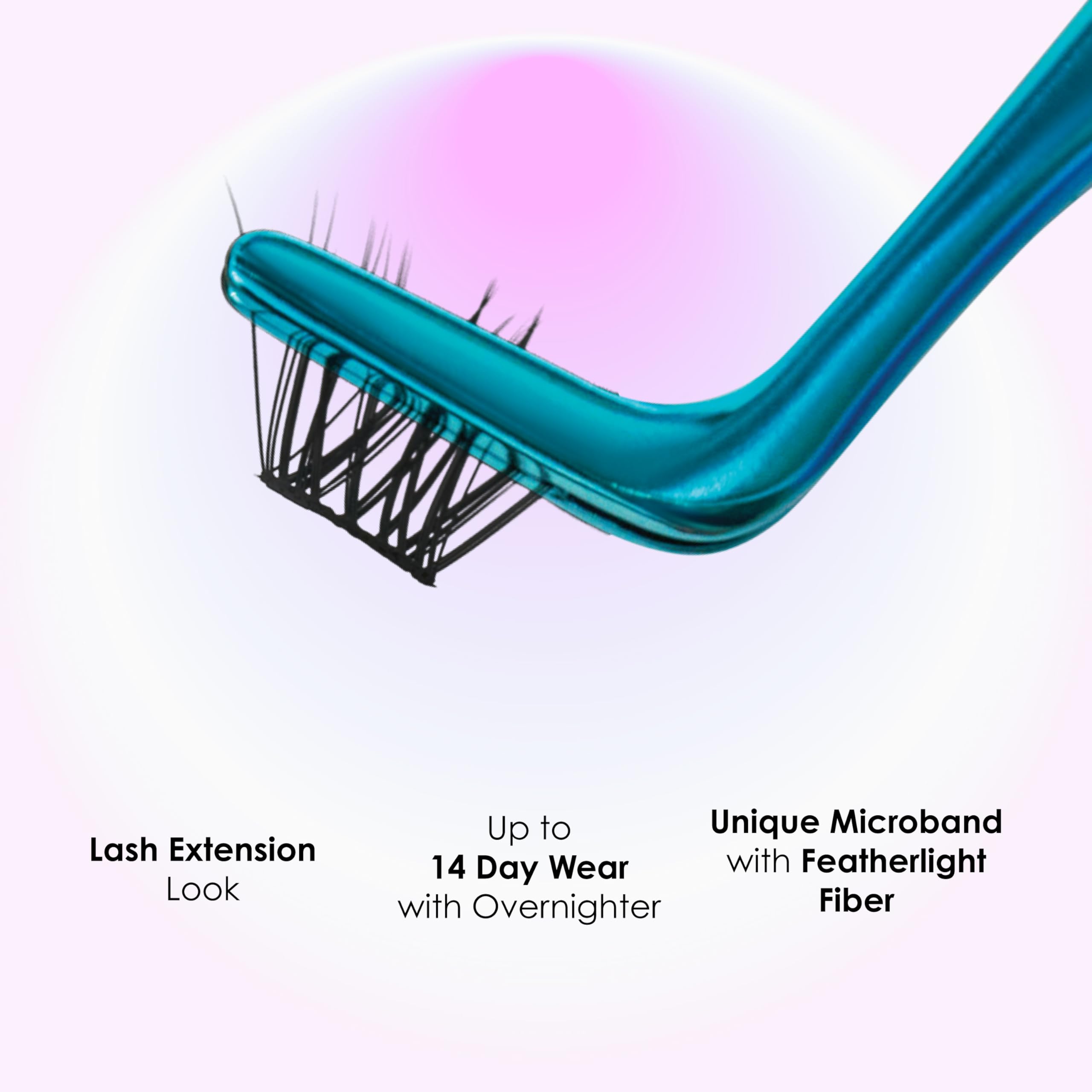 FALSCARA KISS underlash placement demonstrates precise application under natural lashes