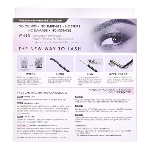 FALSCARA KISS underlash 10 wisps image highlights light natural look
