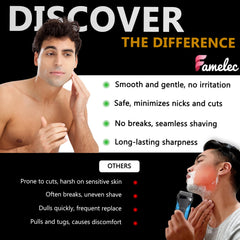 FAMELEC foil cutter bar replacement enabling precise, smooth shaves on Wahl Finale.