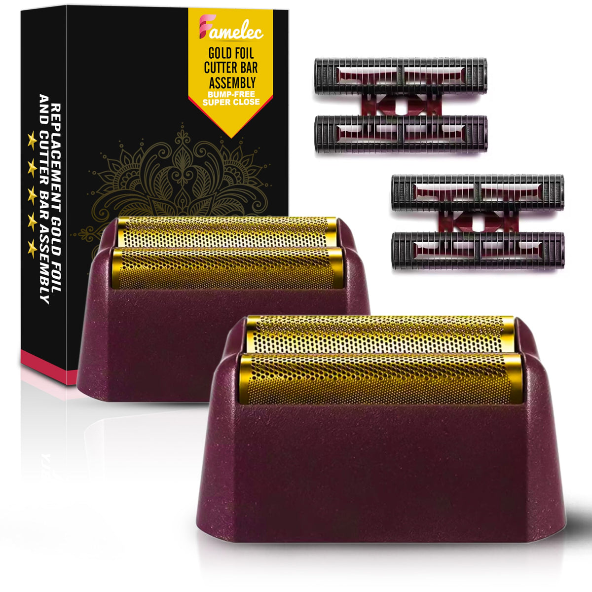 FAMELEC Wahl Finale foil head replacement for an ultra-close, irritation-free shave.