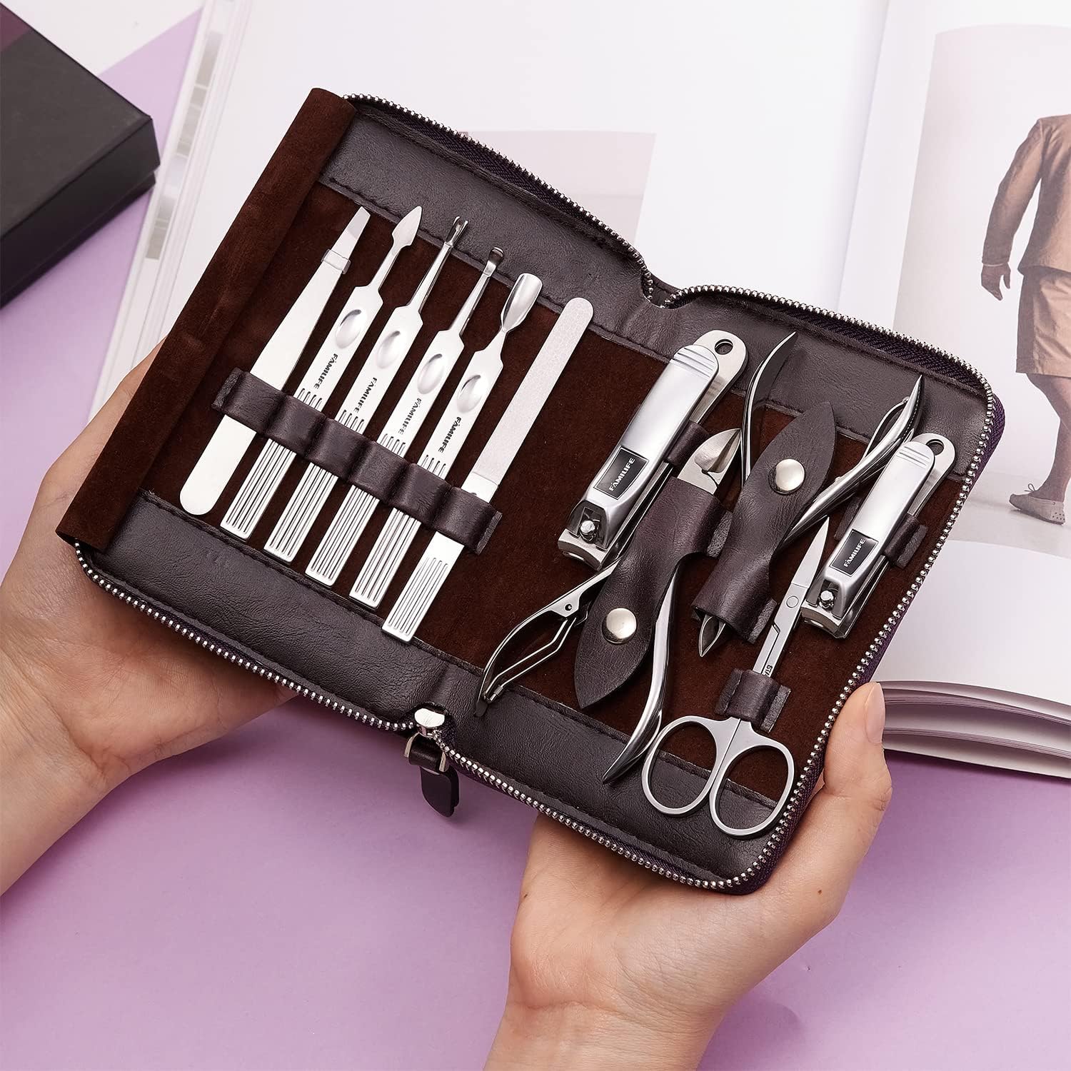 FAMILIFE ear pick included for gentle cleaning and maintenance.