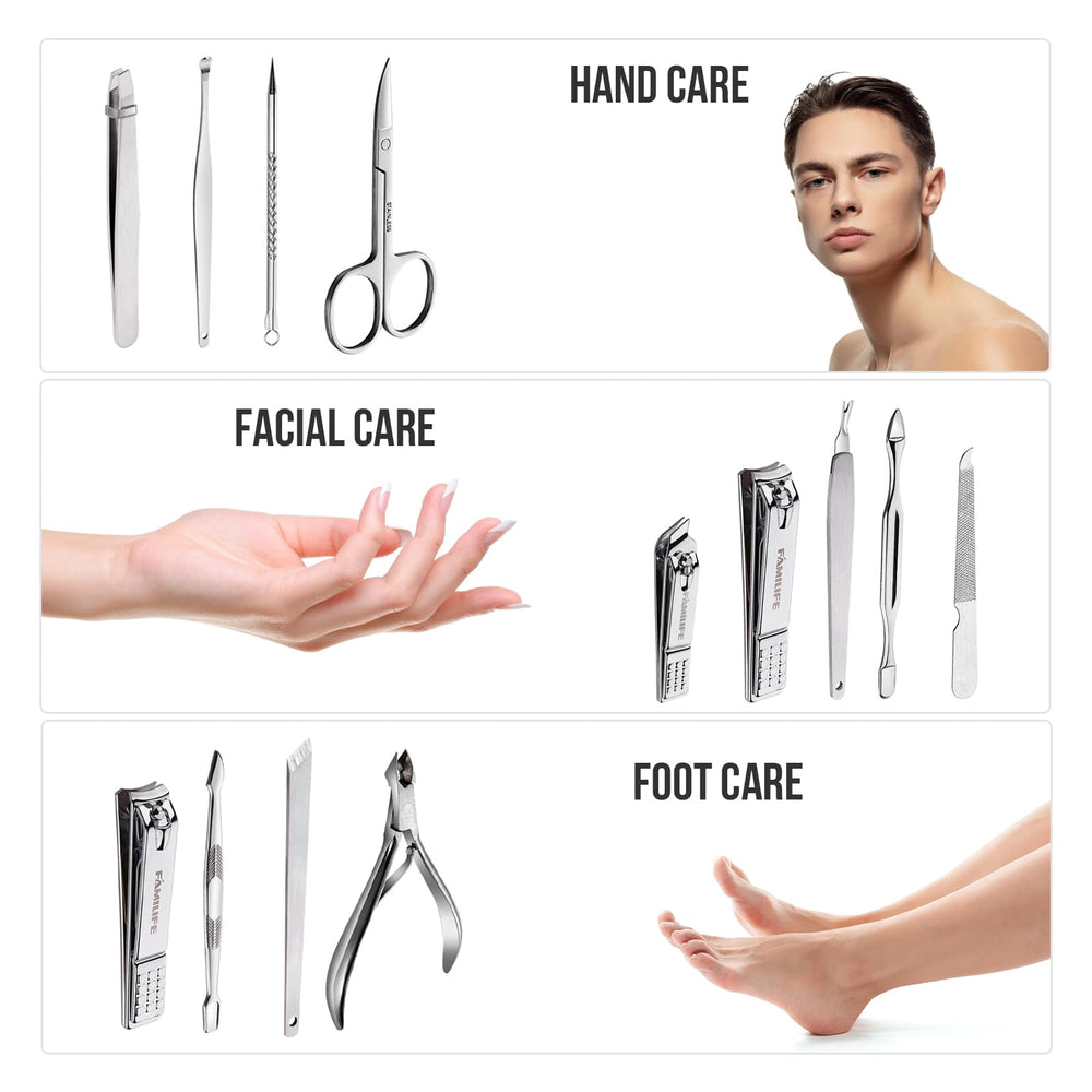 FAMILIFE gift ready manicure set makes a thoughtful present for him