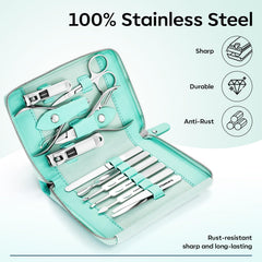 FAMILIFE nail clippers closeup demonstrates durable stainless steel and sharp bite