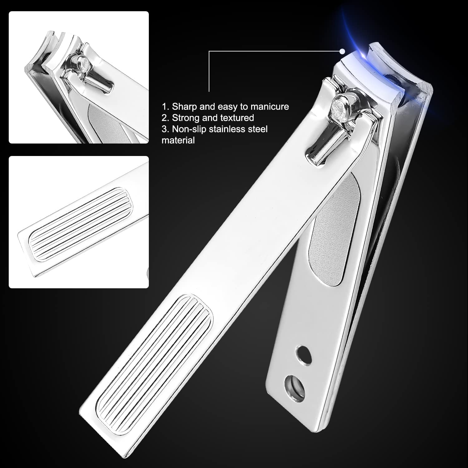 FAMILIFE metal nail file, durable steel tool for smooth nail finishes.