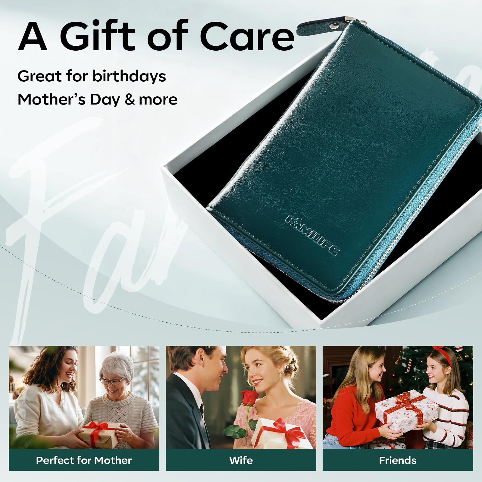 FAMILIFE Nail Kit tool layout shows comprehensive options for nails, brows, and feet.
