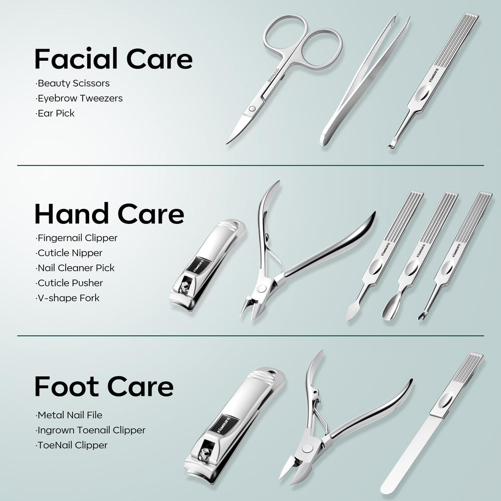 FAMILIFE cuticle nipper closeup demonstrates sharp blades for neat trims.