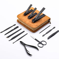 FAMILIFE manicure set 13-pcs nail clipper for precise trimming and travel-ready grooming.