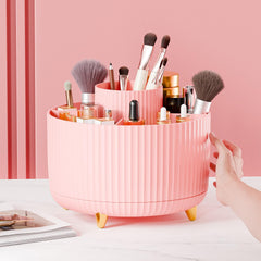 Fanado 360 rotate brush organizer top view highlighting centralized reach