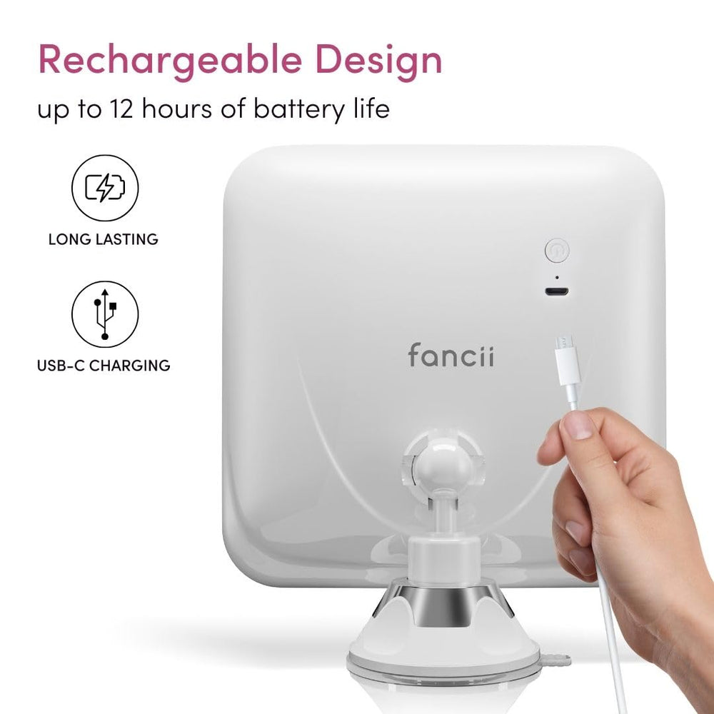 Fancii 360° rotation offers flexible angle adjustment during grooming
