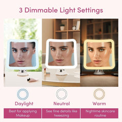 Fancii 20x magnifier USB-C charge mode enables cordless convenience during routines