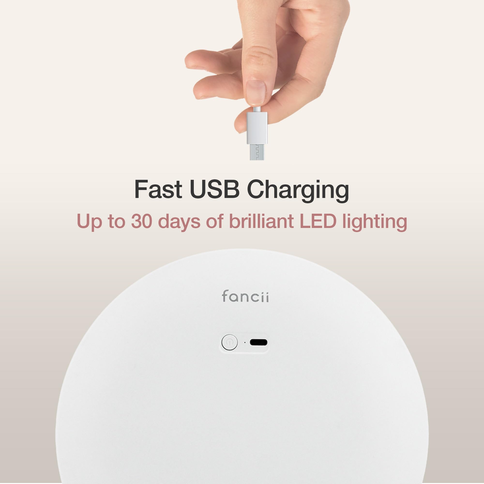 Fancii Luna 2 12-hour battery life with dimmable LEDs