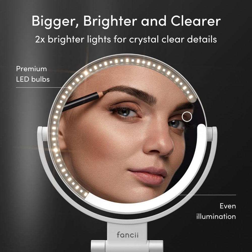 Fancii Sadie 1x side ideal for everyday makeup application.