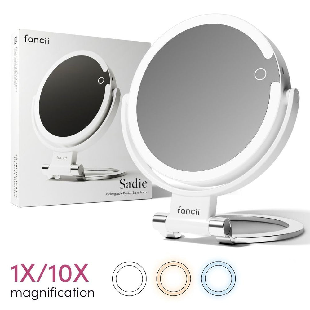 Fancii Sadie crystal-clear glass for distortion-free reflections.
