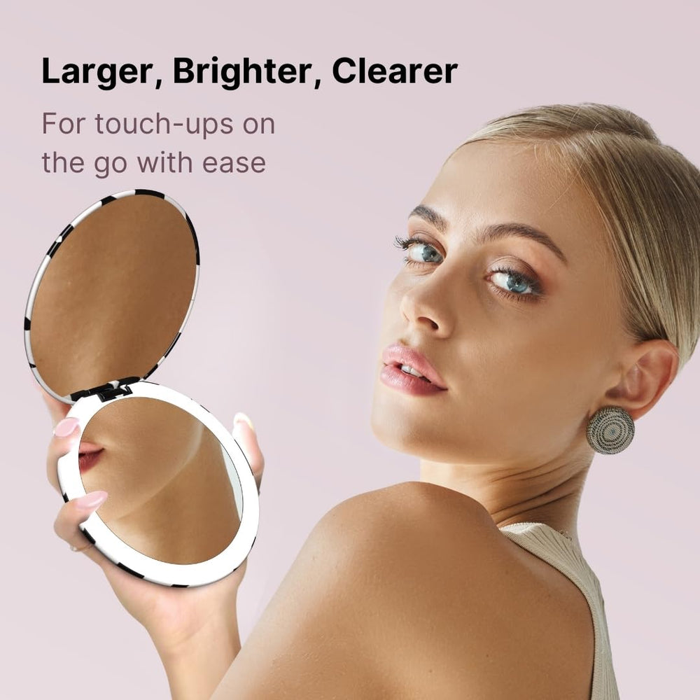 Fancii Taylor mirror 1x magnification for full-face makeup application and quick touch-ups
