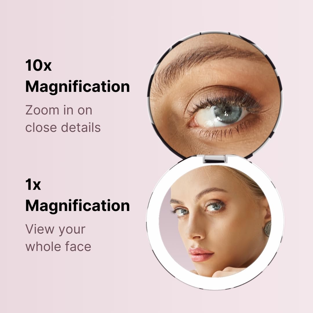 Fancii Taylor mirror offers three color modes for accurate makeup in any lighting