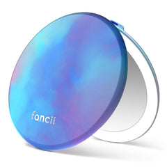 Fancii Taylor travel makeup mirror Lavender Lagoon — portable, distortion-free 5-inch viewing for on-the-go makeup.