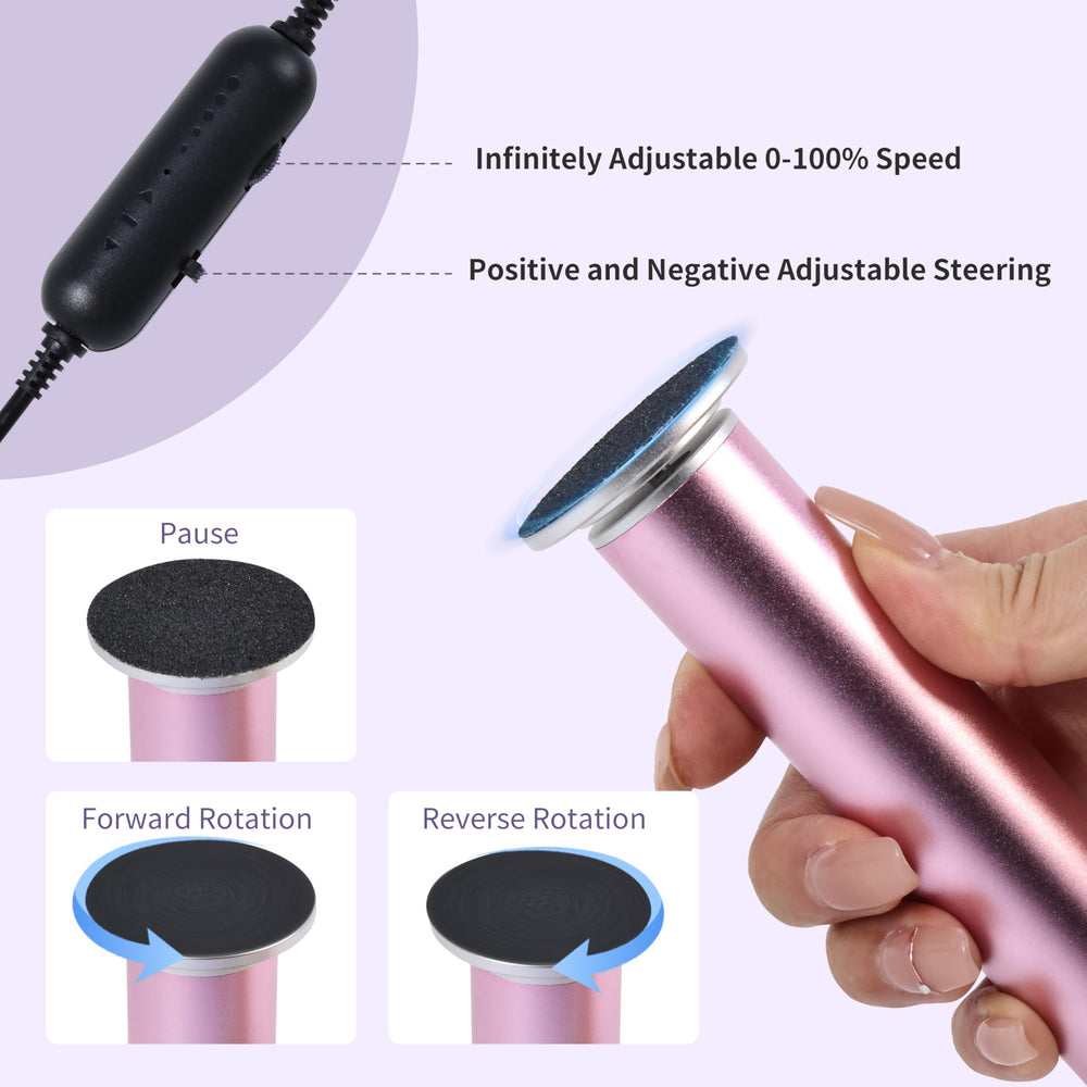 FancyJun callus remover package includes device, discs, and adapter for home use.