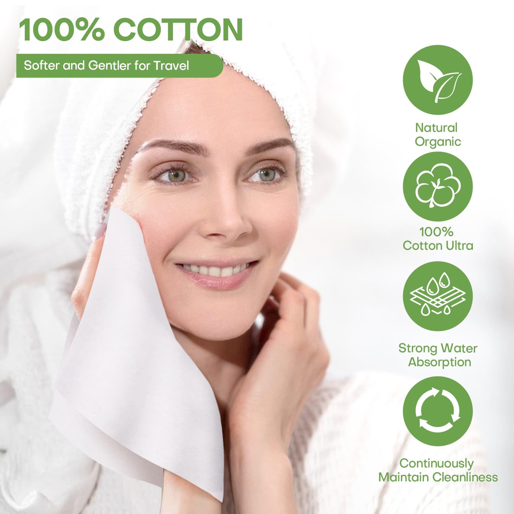 Fancyou individually wrapped towels highlight hygienic travel use
