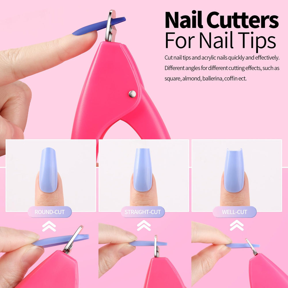 Fandamei acrylic nail clippers for clean cuts and safe shaping