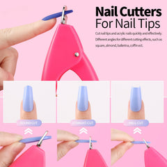 Fandamei acrylic nail clippers for clean cuts and safe shaping