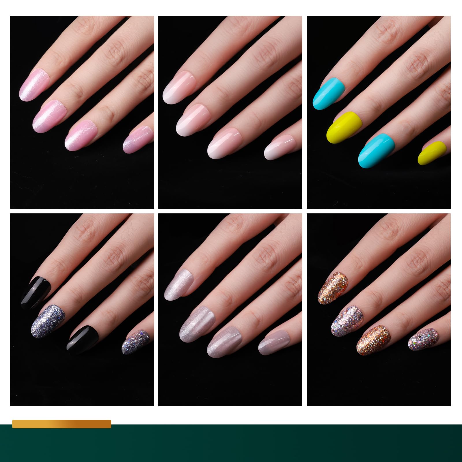 Fandamei adhesive nail tabs for easy non-damaging nail changes