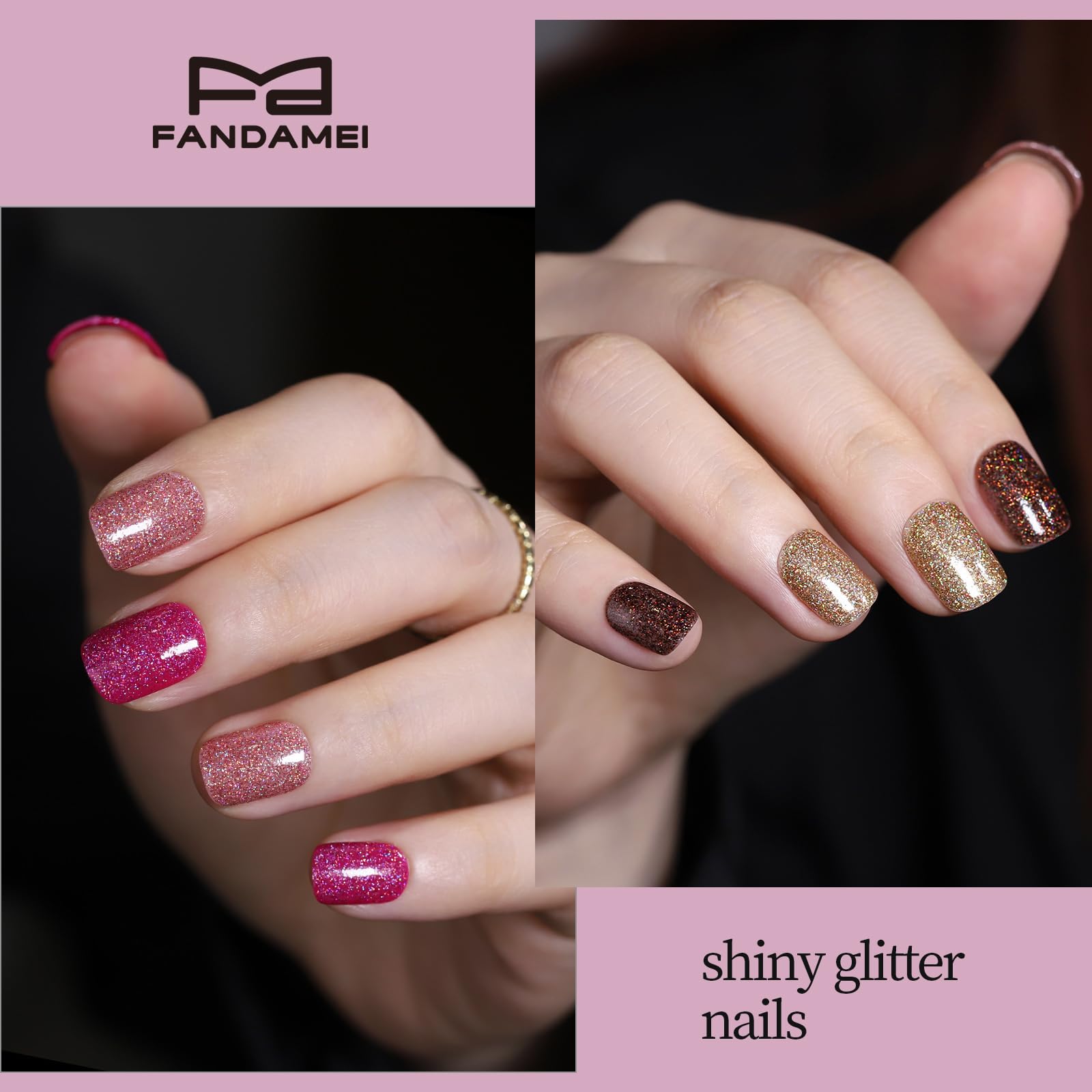 FANDAMEI adhesive nail tabs enable easy wear and residue-free removal.