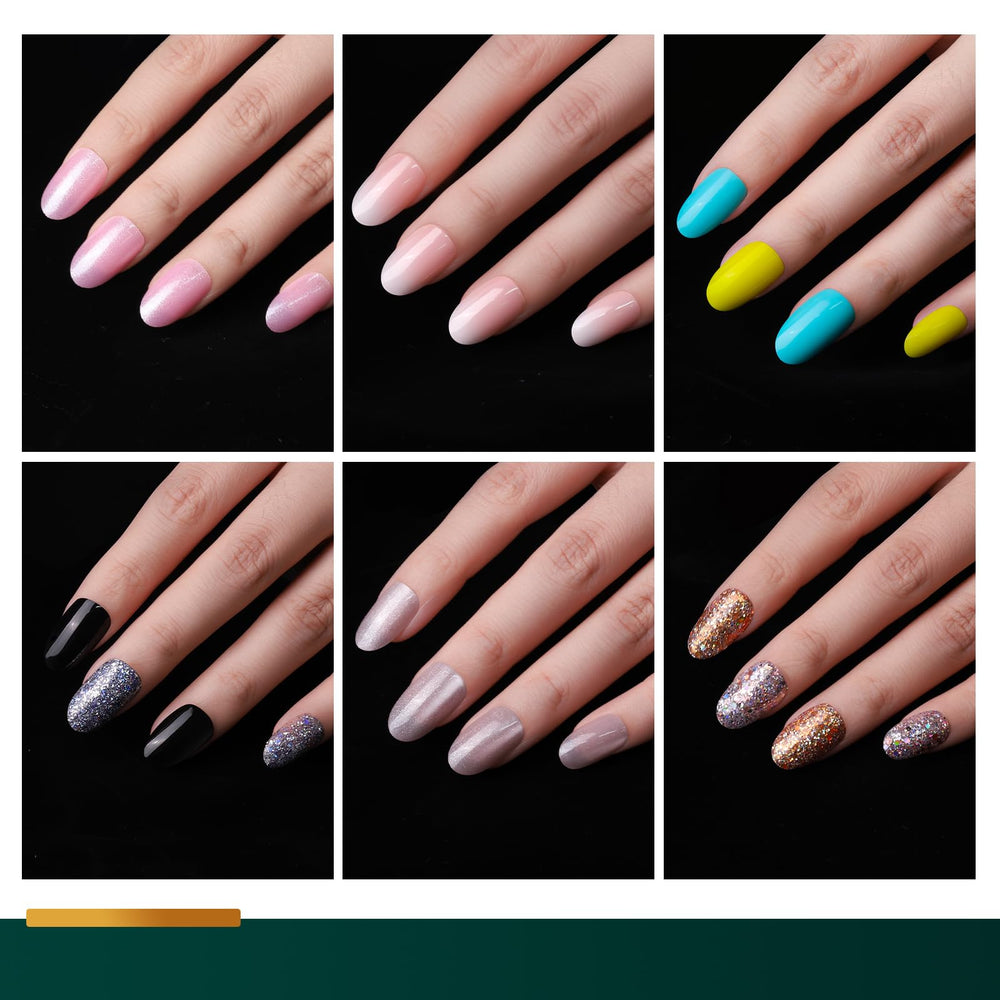 Fandamei adhesive nail tabs for easy non-damaging nail changes