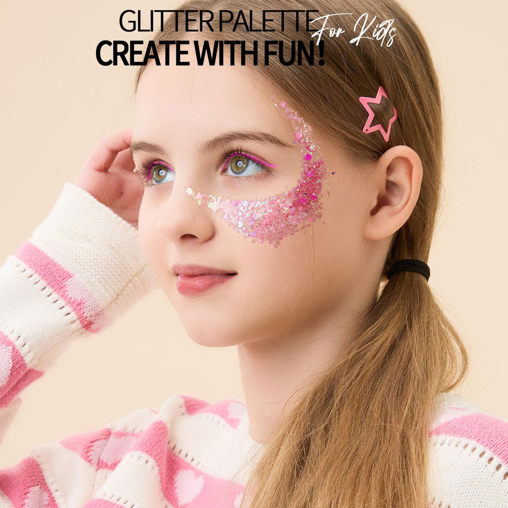 Fandamei beginner-friendly glitter application requires no tools for easy touch-ups.
