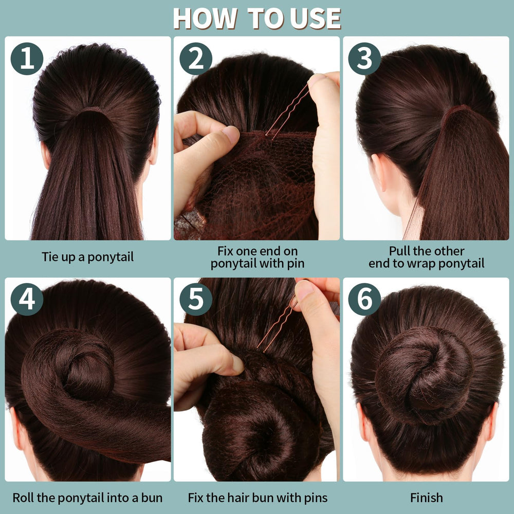 FANDAMEI brown hair pins offer smooth, snag-free styling for all-day wear.