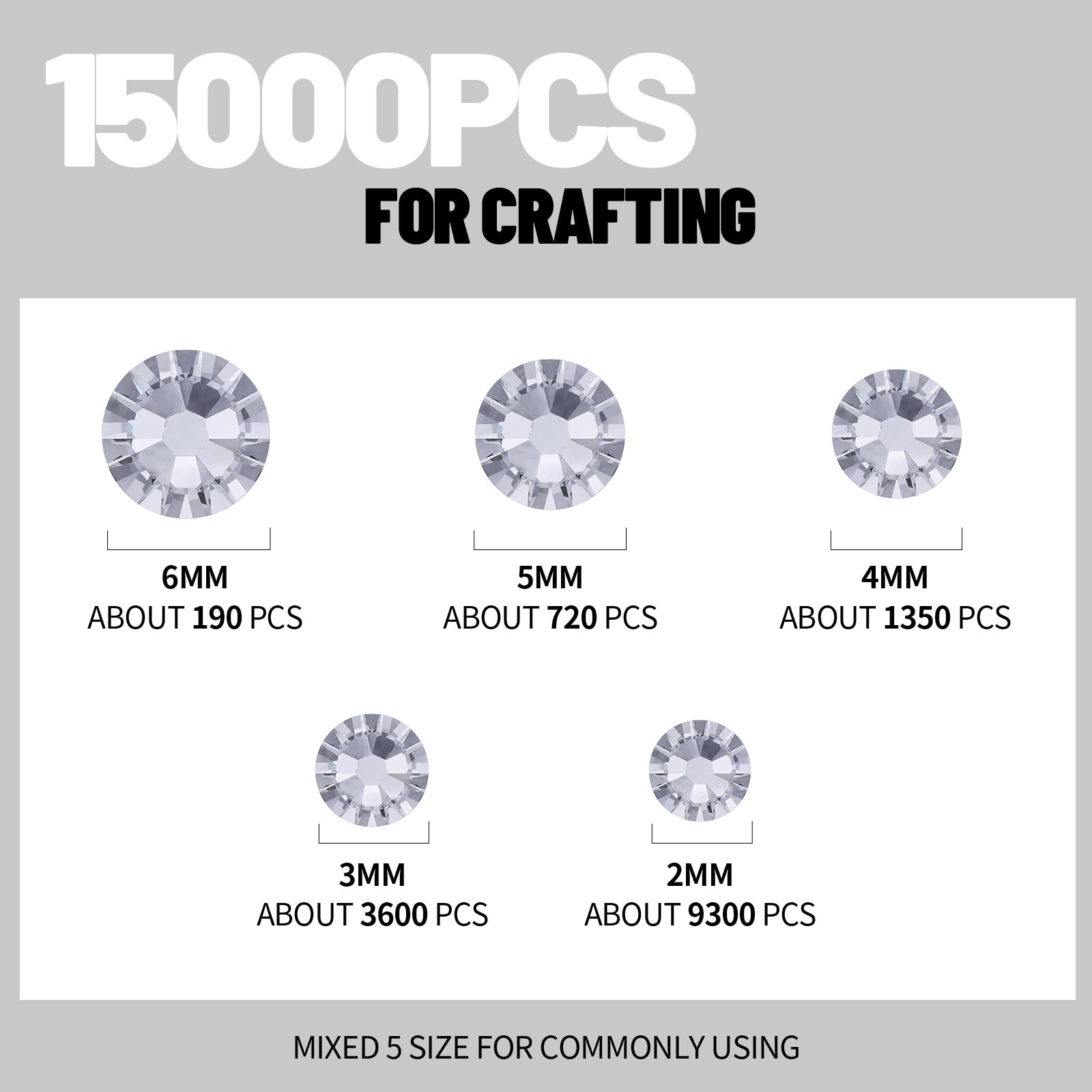 Fandamei curved-tip tweezers for precise rhinestone placement during projects