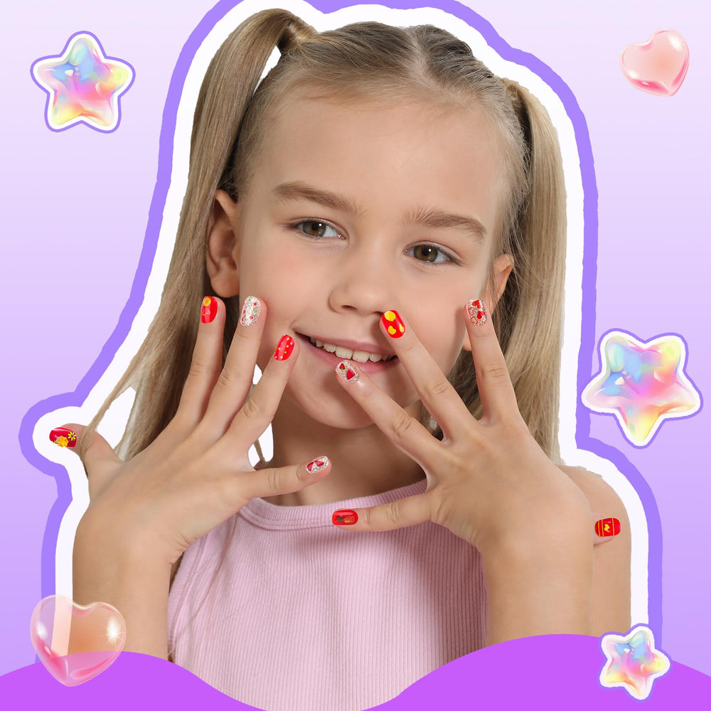 Fandamei durable soft-plastic nails provide comfortable wear during play