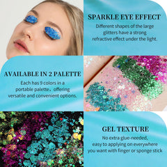Fandamei glitter for face, body, and hair to add sparkle anywhere you want