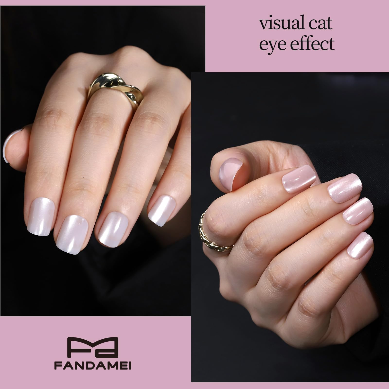 Fandamei French tip nails offer natural, versatile style.