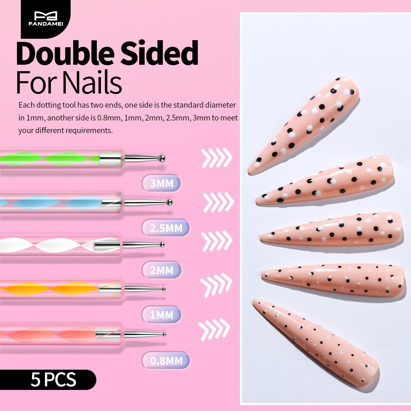 Fandamei magnetic nail stands with chess-shaped and base for stable holding