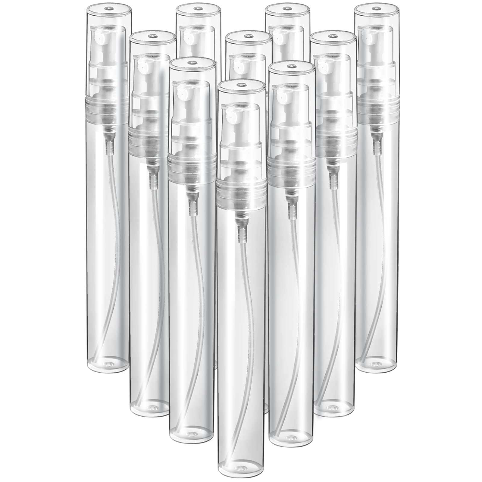 Fandamei mini clear spray bottle 8ml top-open design enables easy on-the-go refills