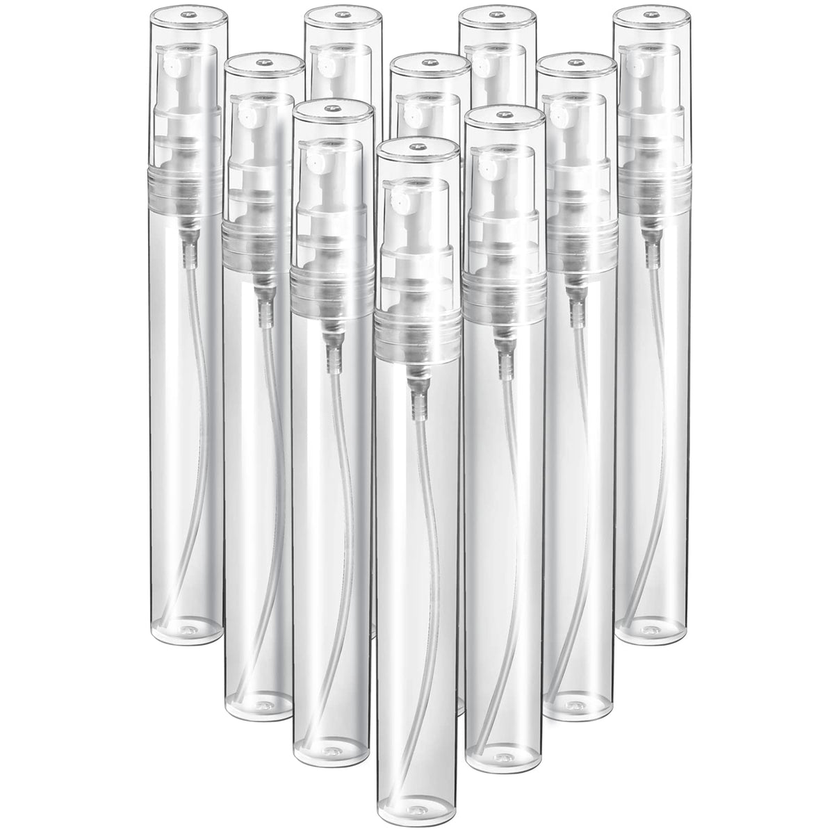 Fandamei mini clear spray bottle 8ml top-open design enables easy on-the-go refills