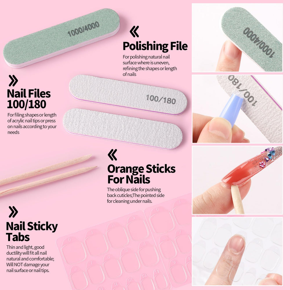 Fandamei nail adhesive tabs for quick, reliable press-on applications
