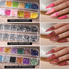 Fandamei 3D butterfly glitter box for iridescent accents and eye-catching designs.