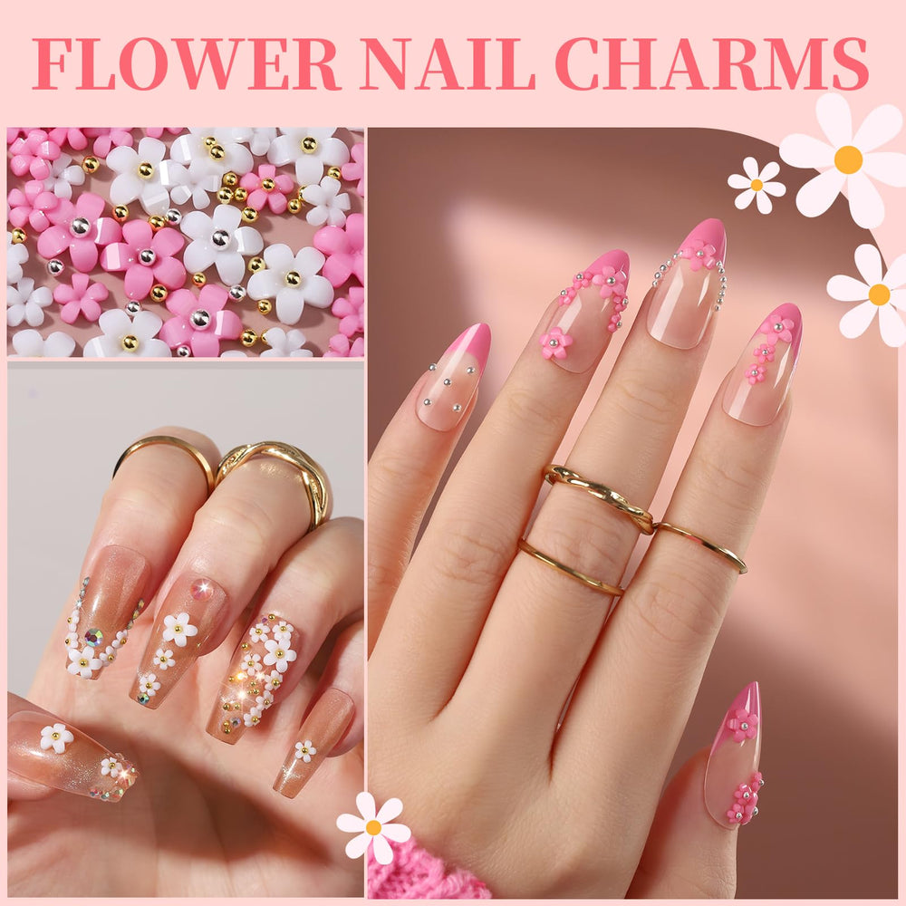 Fandamei bow charms for elegant nail accents