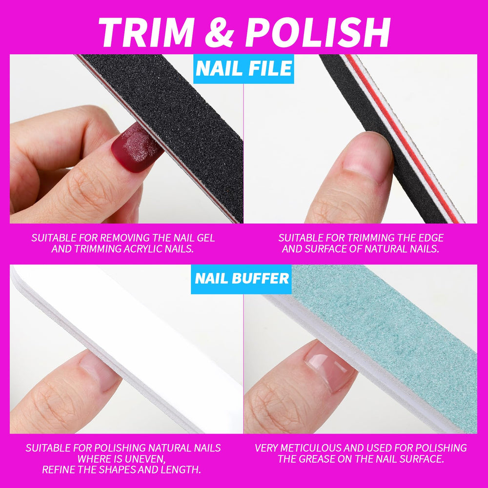 Fandamei nail buffer 1000/4000 grit for smoothing and finishing